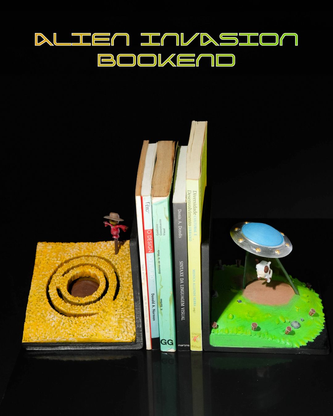 Alien Invasion Bookend