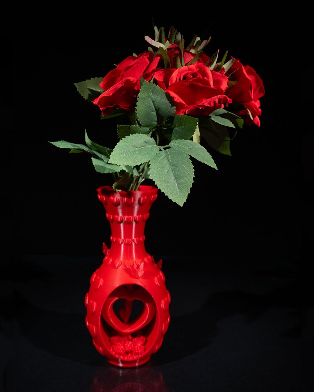 Koza Heart and Flowers Vase - Image 2
