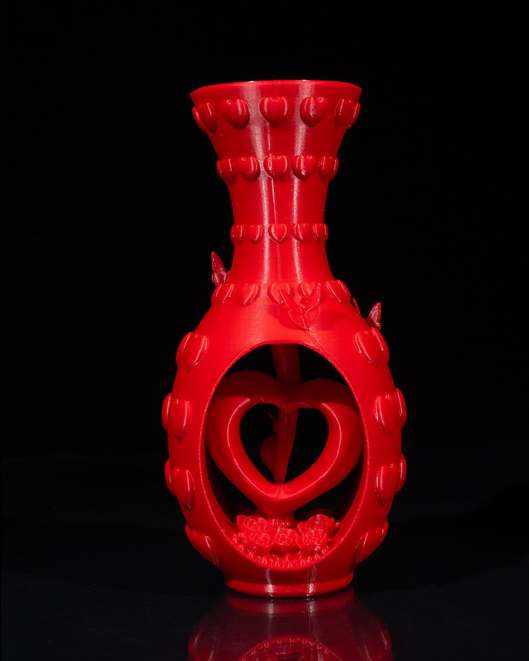 Koza Heart and Flowers Vase - Image 3