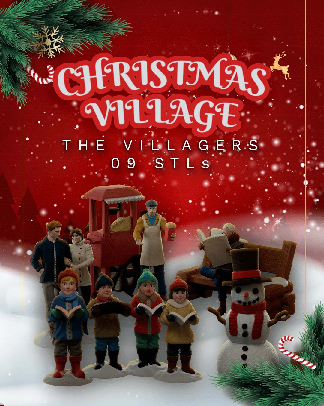 Christmas Village II - The Villagers