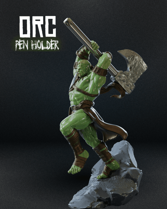 Orc Pen Holder