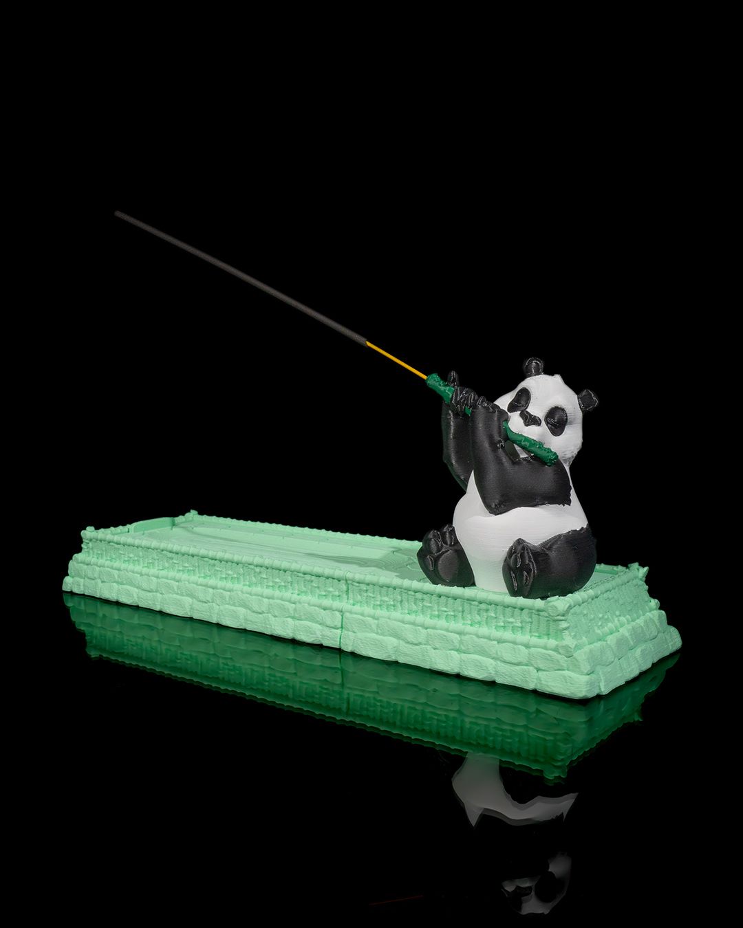 Suporte para incenso Panda - The Panda Flutist Incense Holder - Image 2