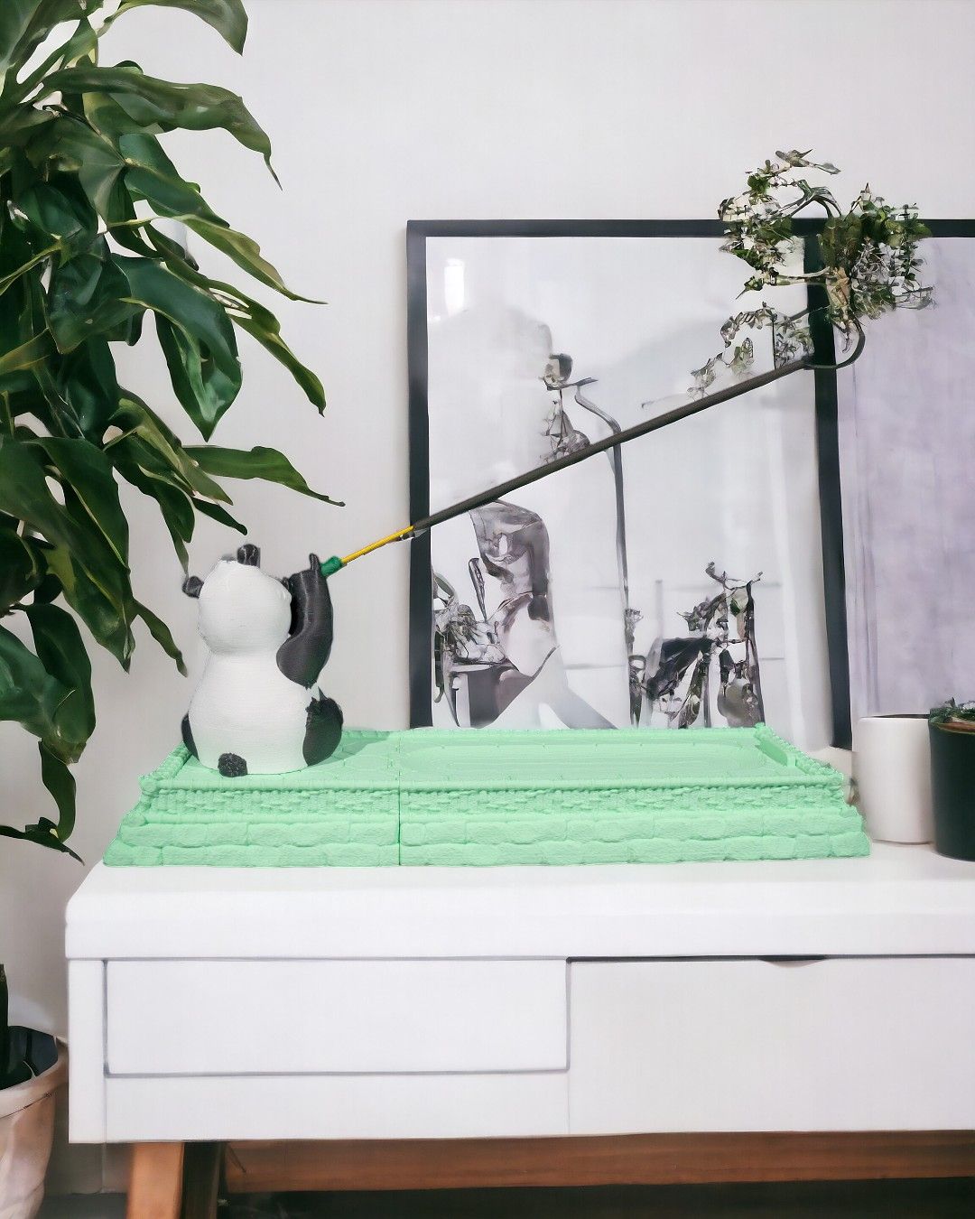 Suporte para incenso Panda - The Panda Flutist Incense Holder - Image 5