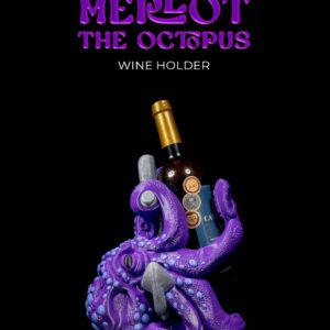 Merlot the Octopus Wine Holder