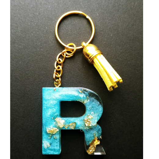 Atslēgu Piekariņš "R" - zils