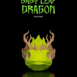 Keychain - Baby Leaf Dragon