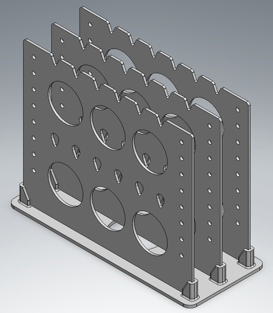 Earring Stand - Capacity: 18-pair of French Loop style w/ 24-pair of stud style earrings