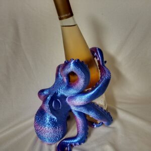 Bordeaux octopus wine holder