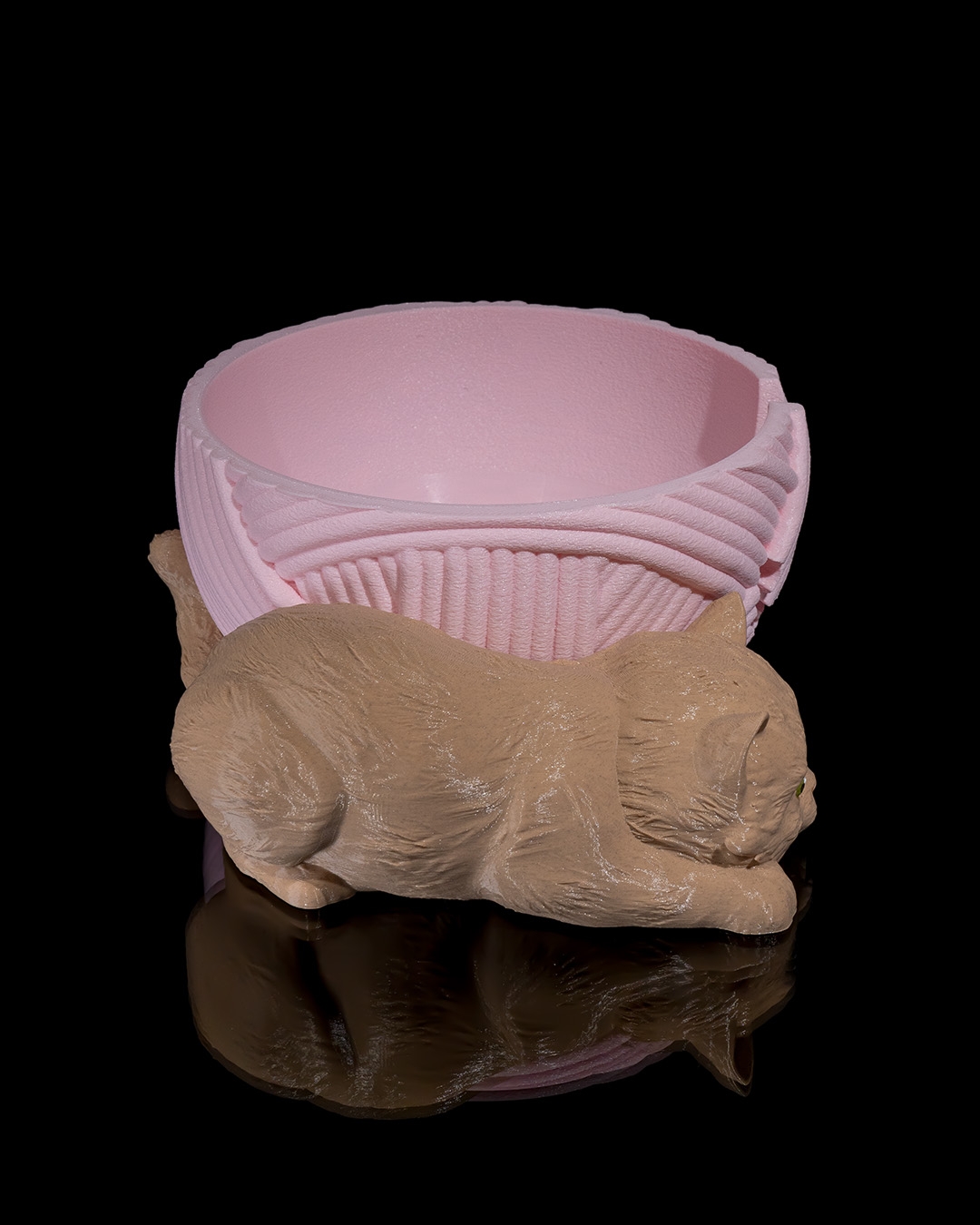 3D Printed Kit‑Cat Yarn Bowl and Hook Case - Image 10