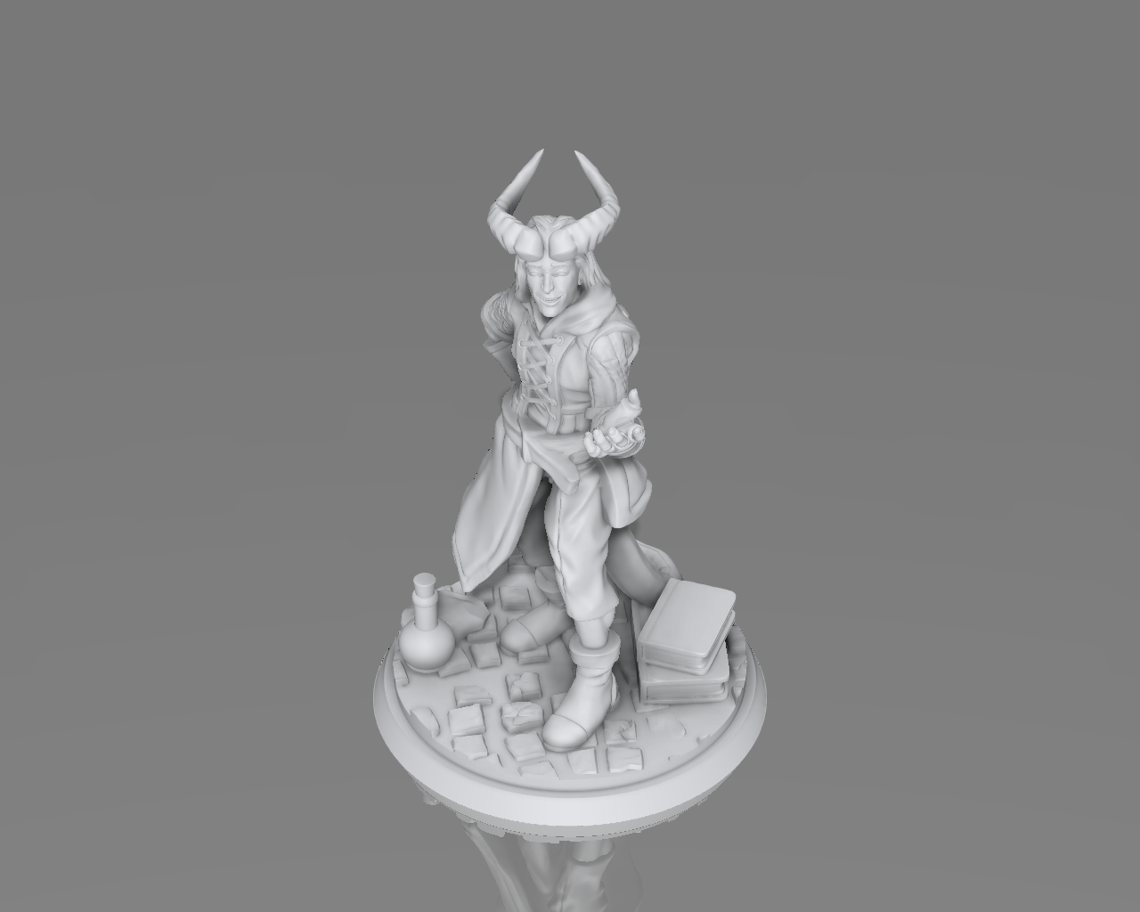 Miniatura Tiefling - Rogue - Masculino Alternativo