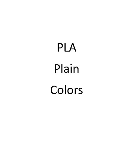 PLA - Plain Colors