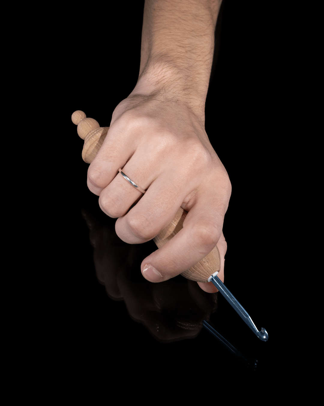 3D Printed Wooden Kit Yarn Bowl and Hook Case - Image 6