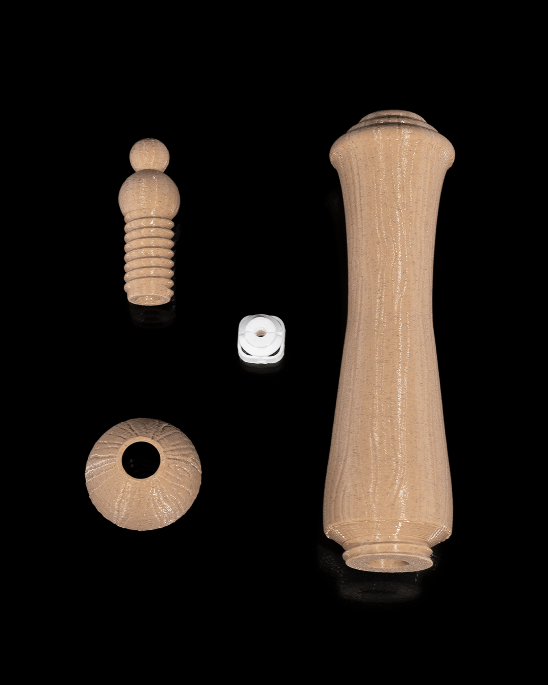 3D Printed Wooden Kit Yarn Bowl and Hook Case - Image 7