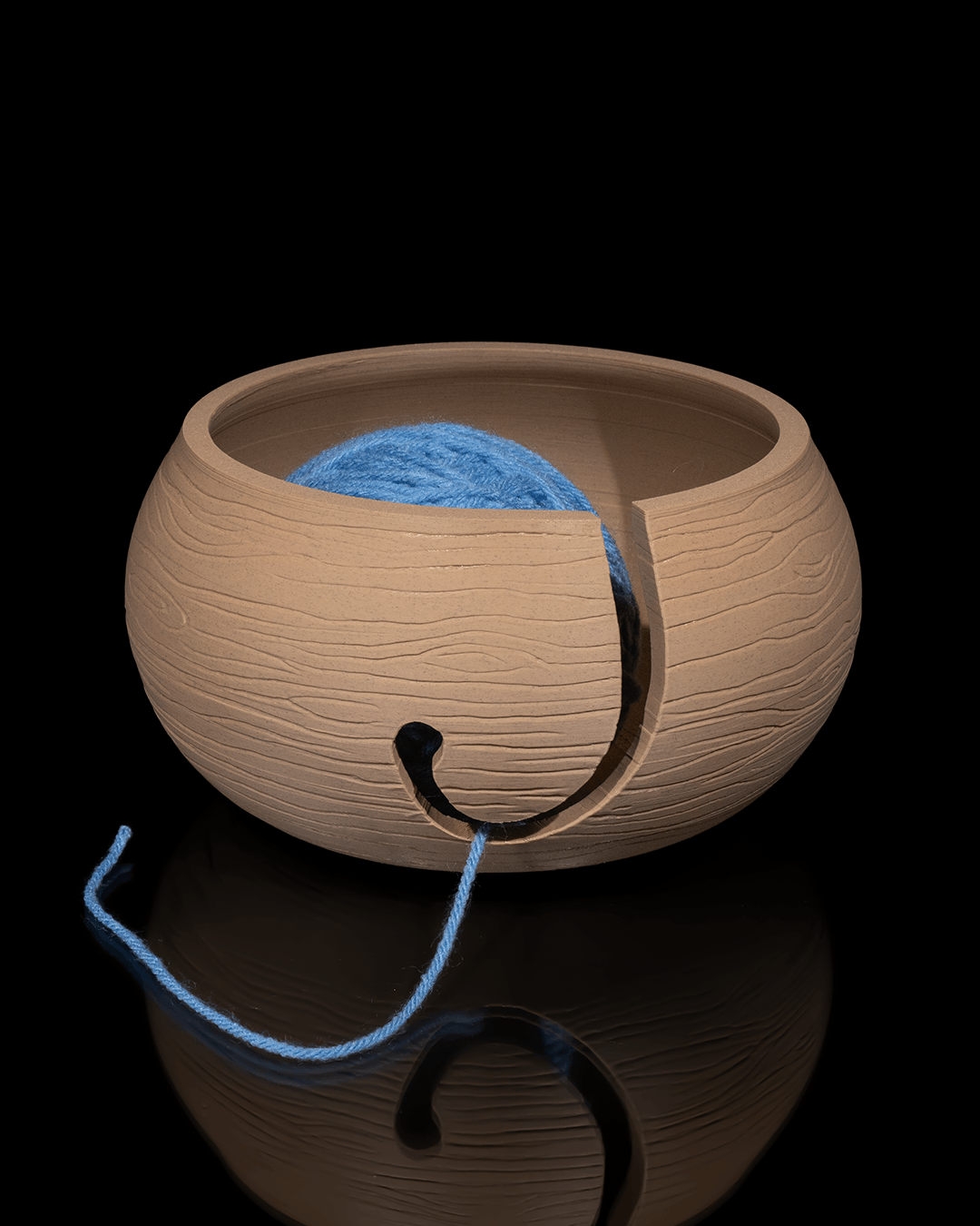 3D Printed Wooden Kit Yarn Bowl and Hook Case - Image 9