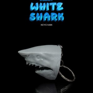 Great White Shark Keychain