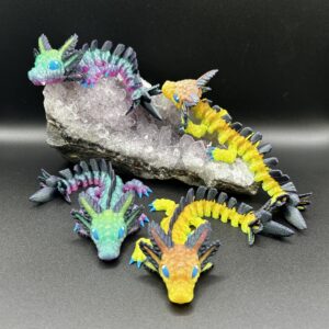 Baby Dragon and Eggs