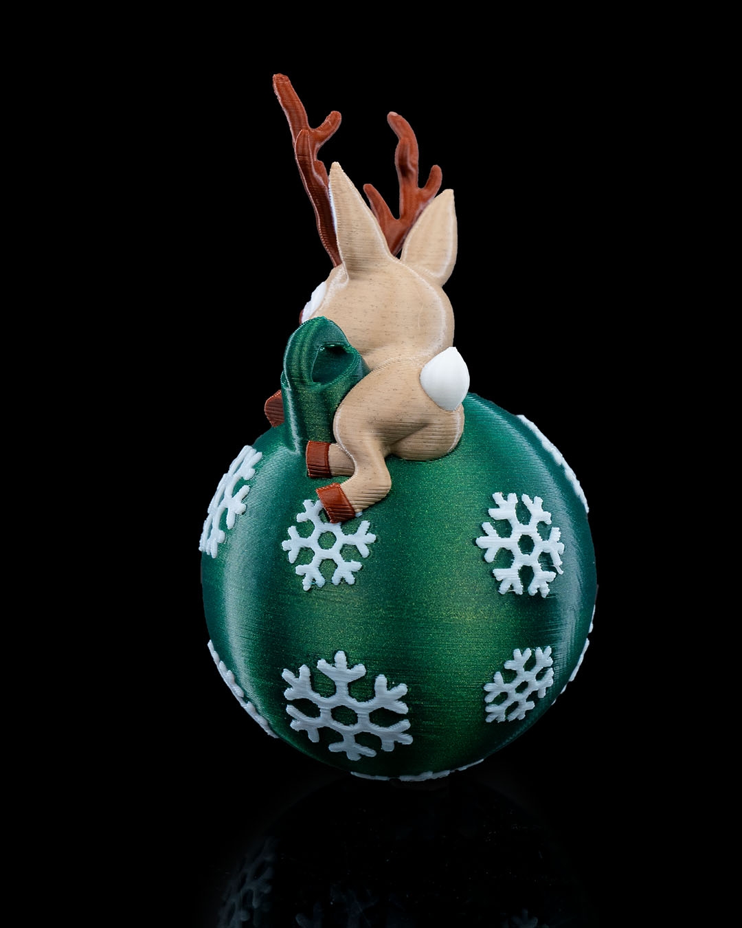 Lying Reindeer Christmas Ornament - Image 6