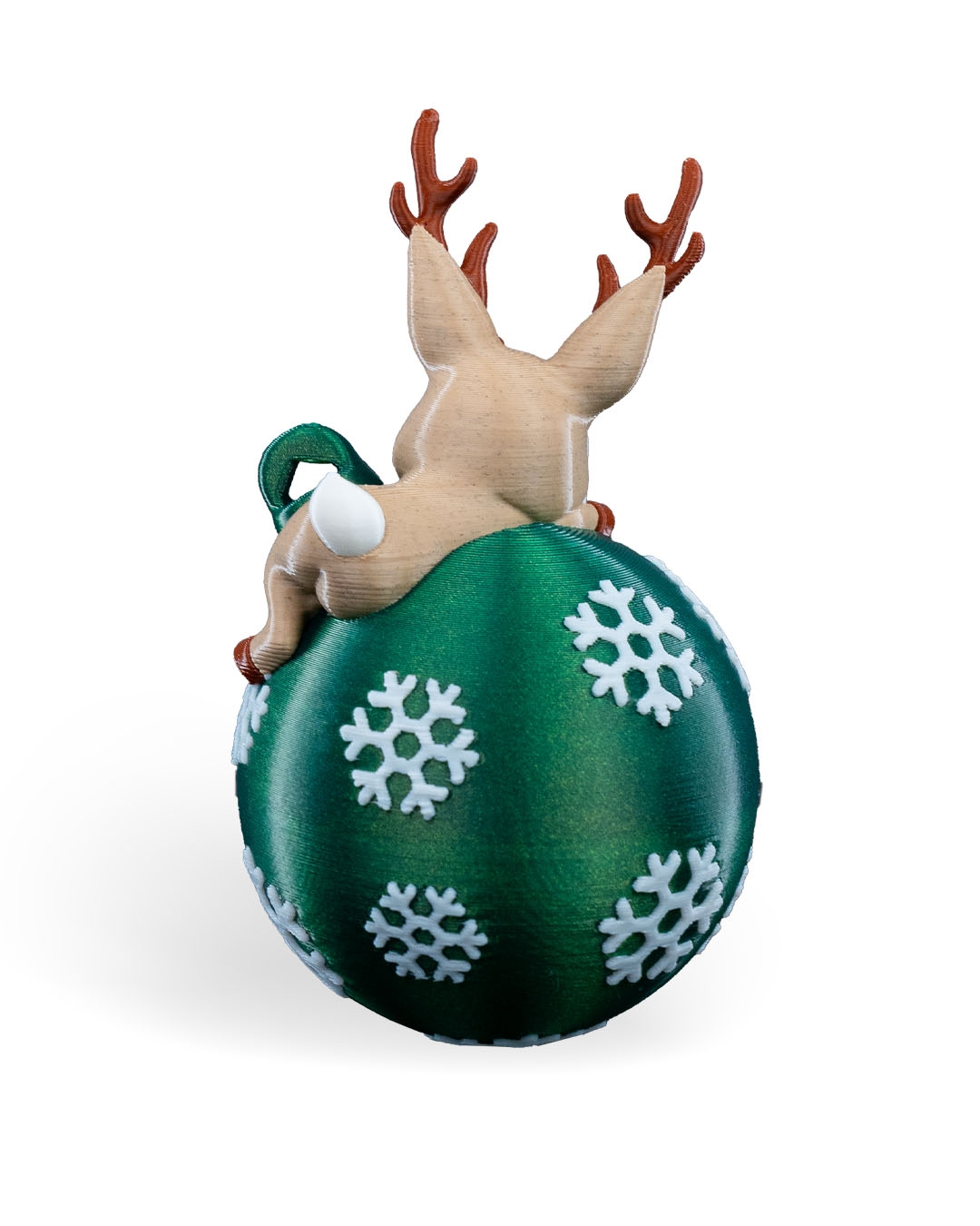 Lying Reindeer Christmas Ornament - Image 9