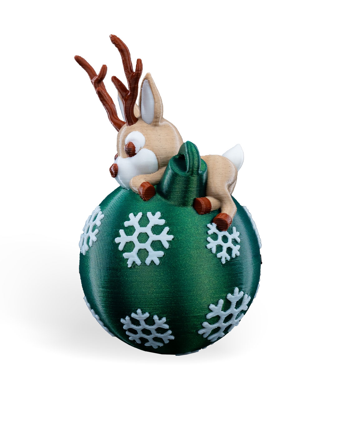 Lying Reindeer Christmas Ornament - Image 10