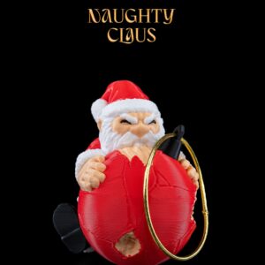 Naughty Claus ornament