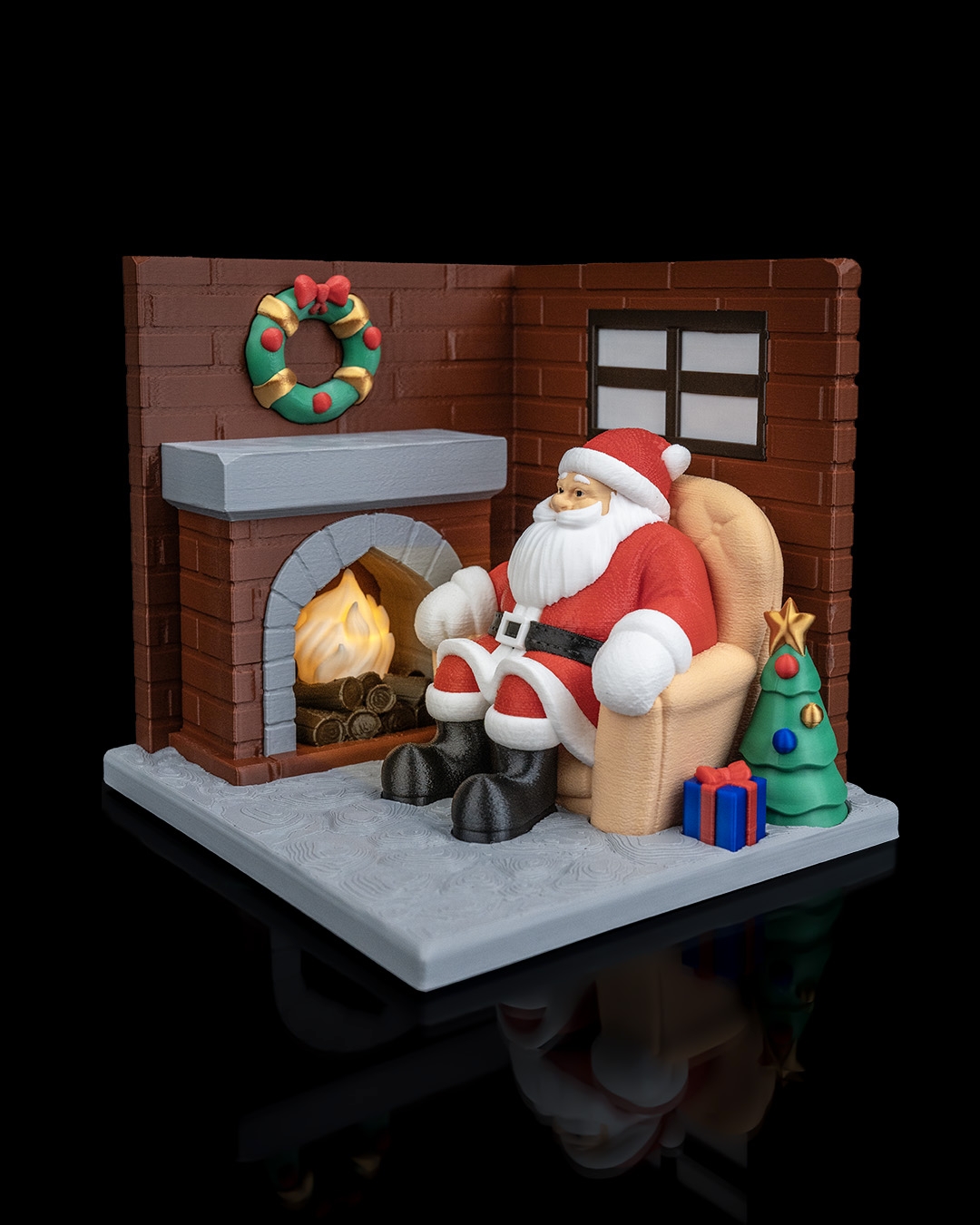 Santa's Living Room Table Lamp - Image 2