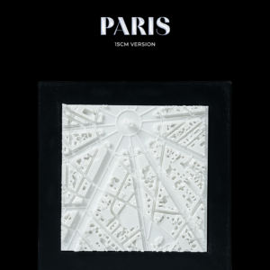 3D City Frames - Paris - 60cm x 60cm