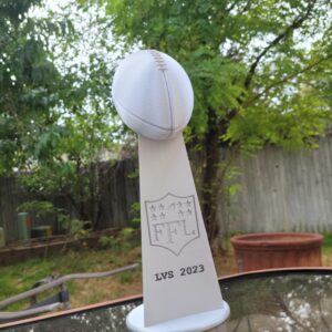 Fantasy Football League (FFL) Custom Trophy