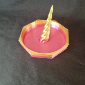 Plateau à bijoux licorne