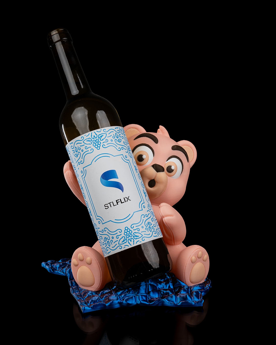 Teddy's Toast Wine Holder - Image 2