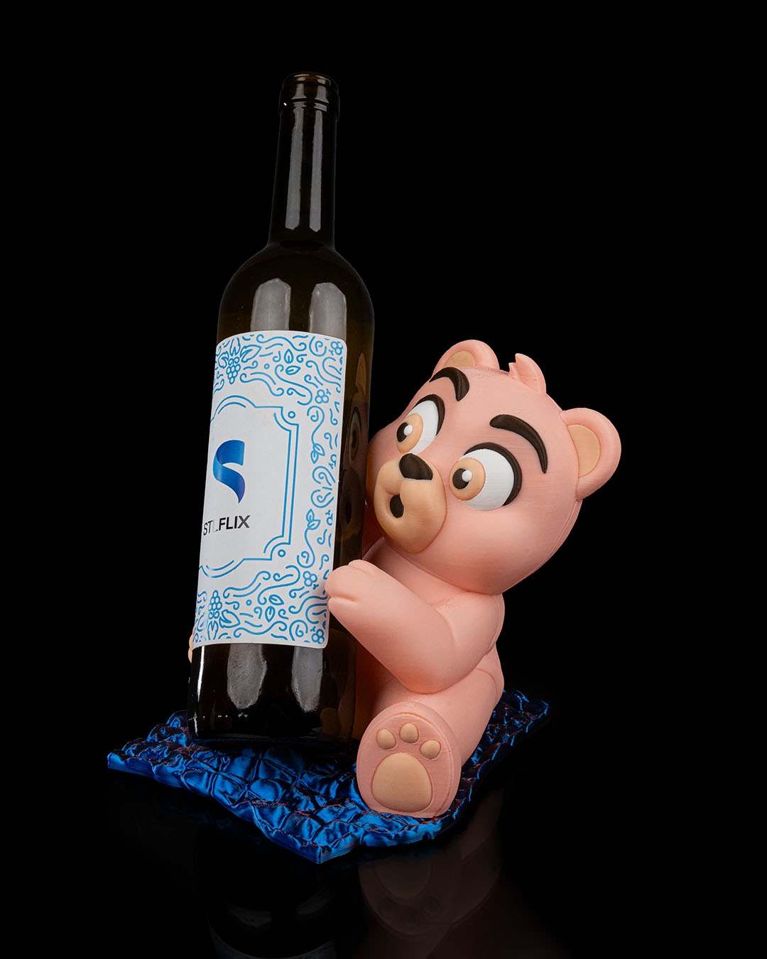 Teddy's Toast Wine Holder - Image 4