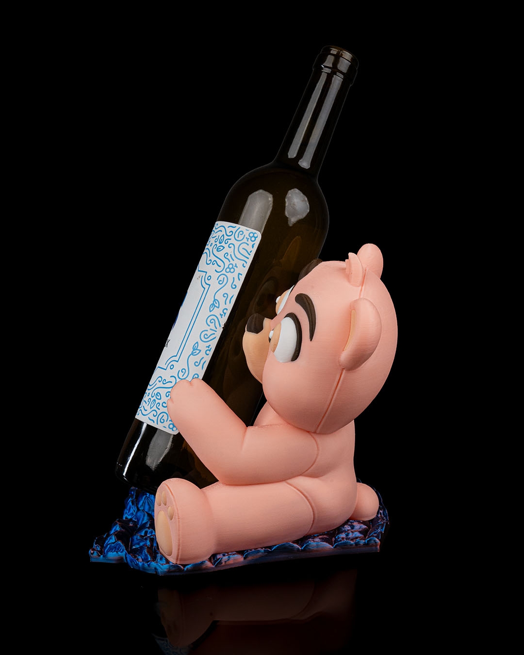 Teddy's Toast Wine Holder - Image 5