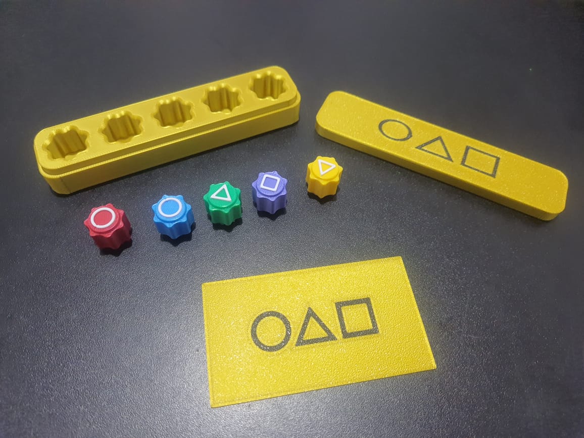 KIT 3 personagens + jogo Gonggi + caixinha + cartão convite - Image 10