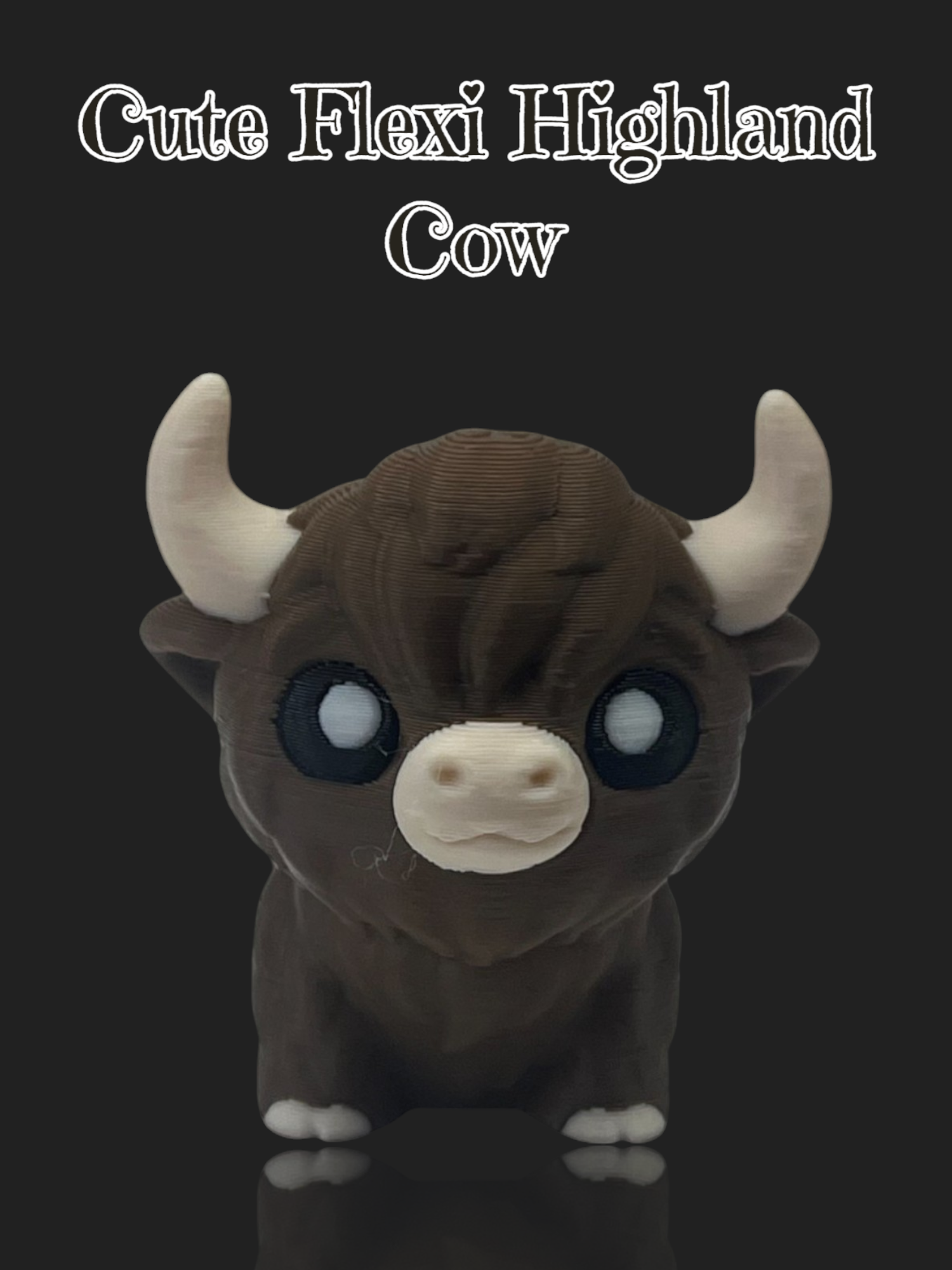Cute Flexi Highland Cow