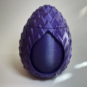 Rotating Dragon Egg with Baby Dragon