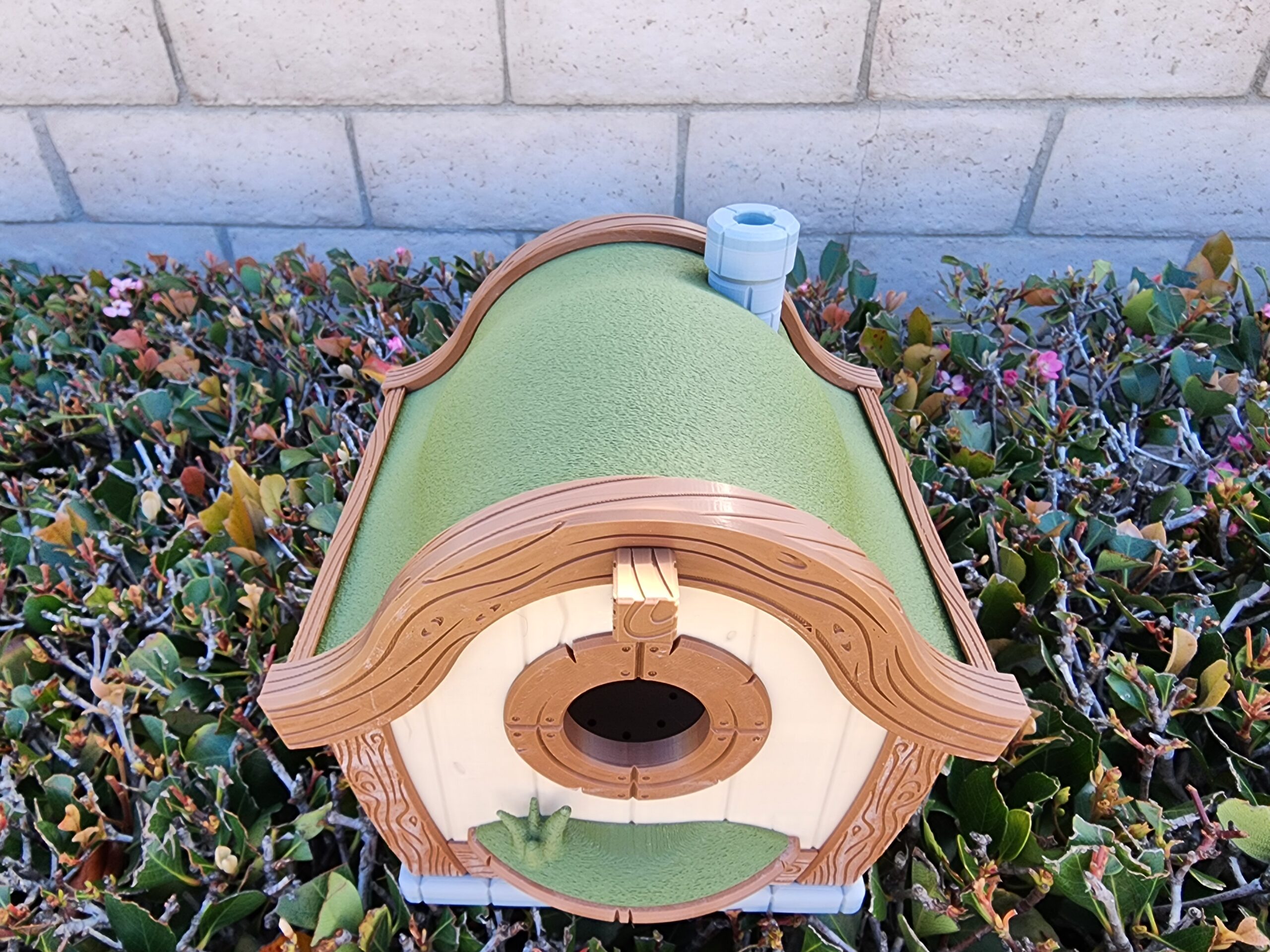 Outdoor Bird House, Fantasy Inspired Birdhouse, Bird Watching Gift, Garden Art, Unique Birdhouse, Home Decor - Image 3