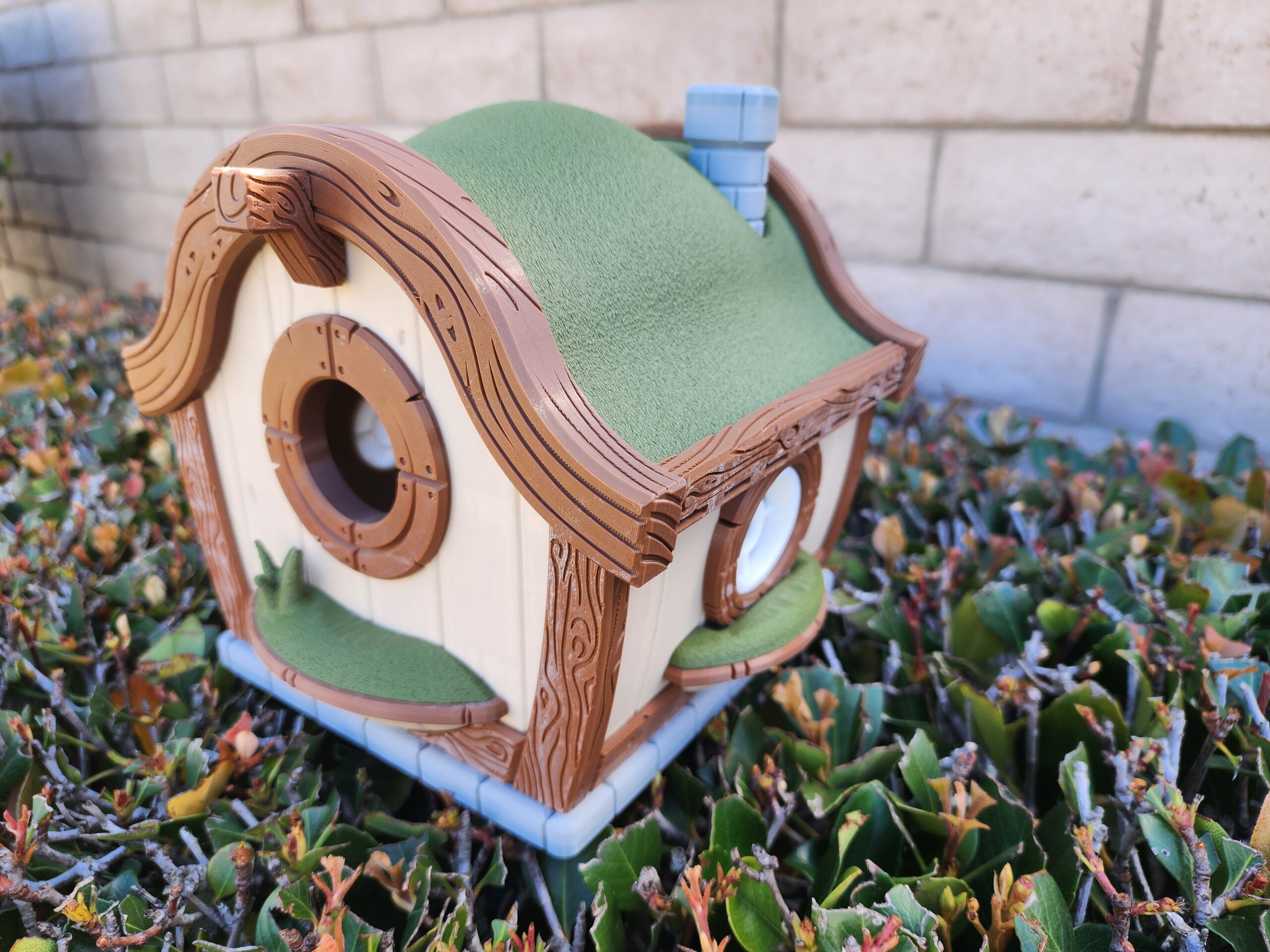 Outdoor Bird House, Fantasy Inspired Birdhouse, Bird Watching Gift, Garden Art, Unique Birdhouse, Home Decor - Image 4