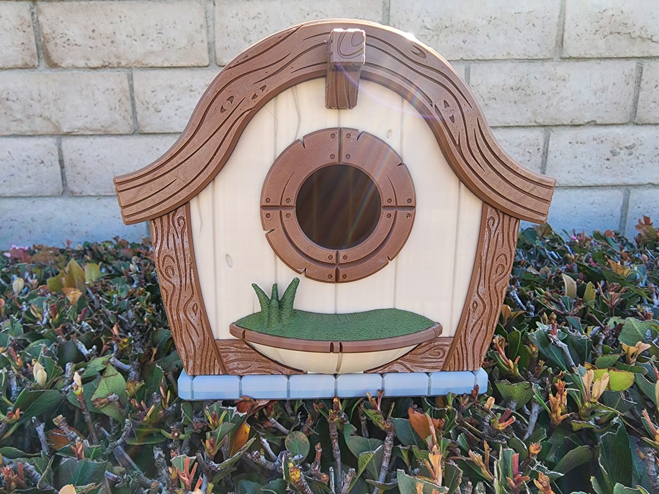 Outdoor Bird House, Fantasy Inspired Birdhouse, Bird Watching Gift, Garden Art, Unique Birdhouse, Home Decor - Image 7