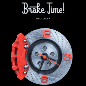 Brake Time! Wall Clock
