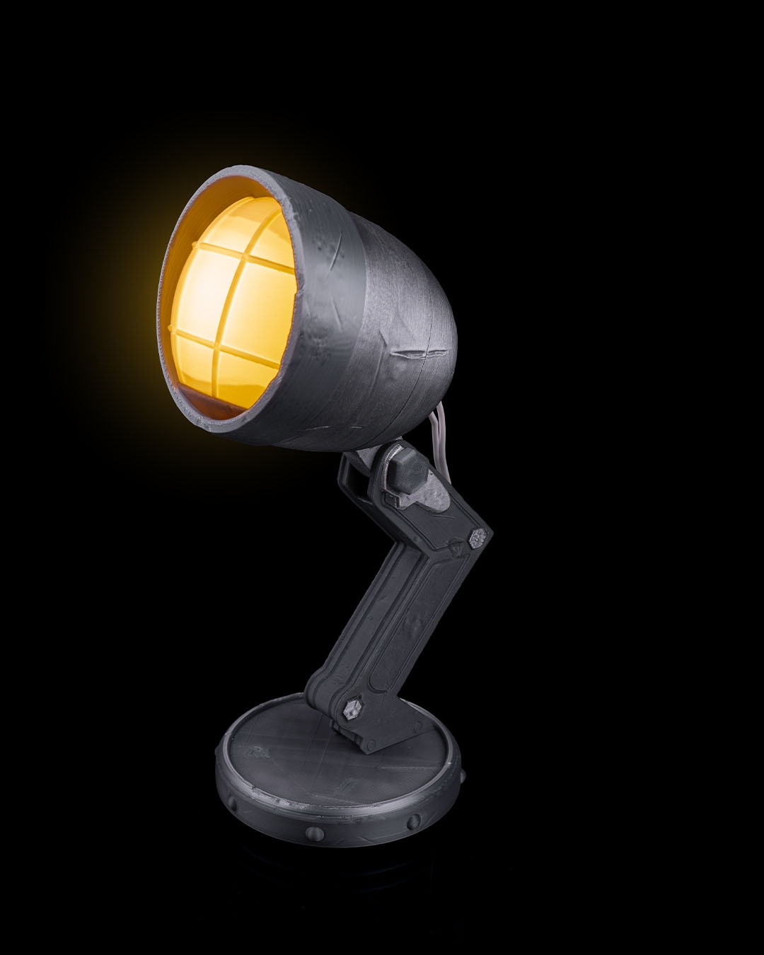 Chrome Headlight Table Lamp - Image 3