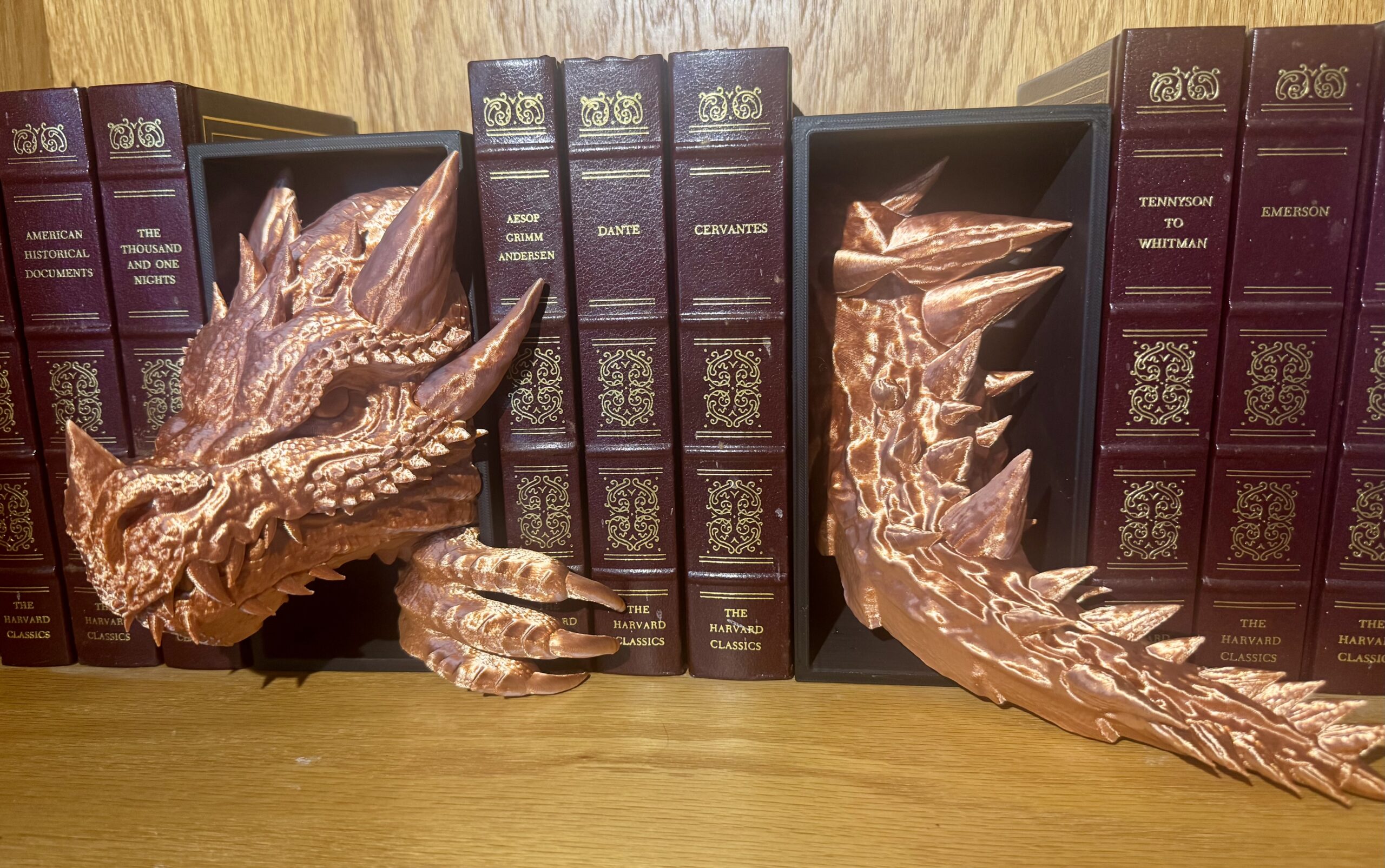 Dragon Tail Book Nook - Painted - Image 3