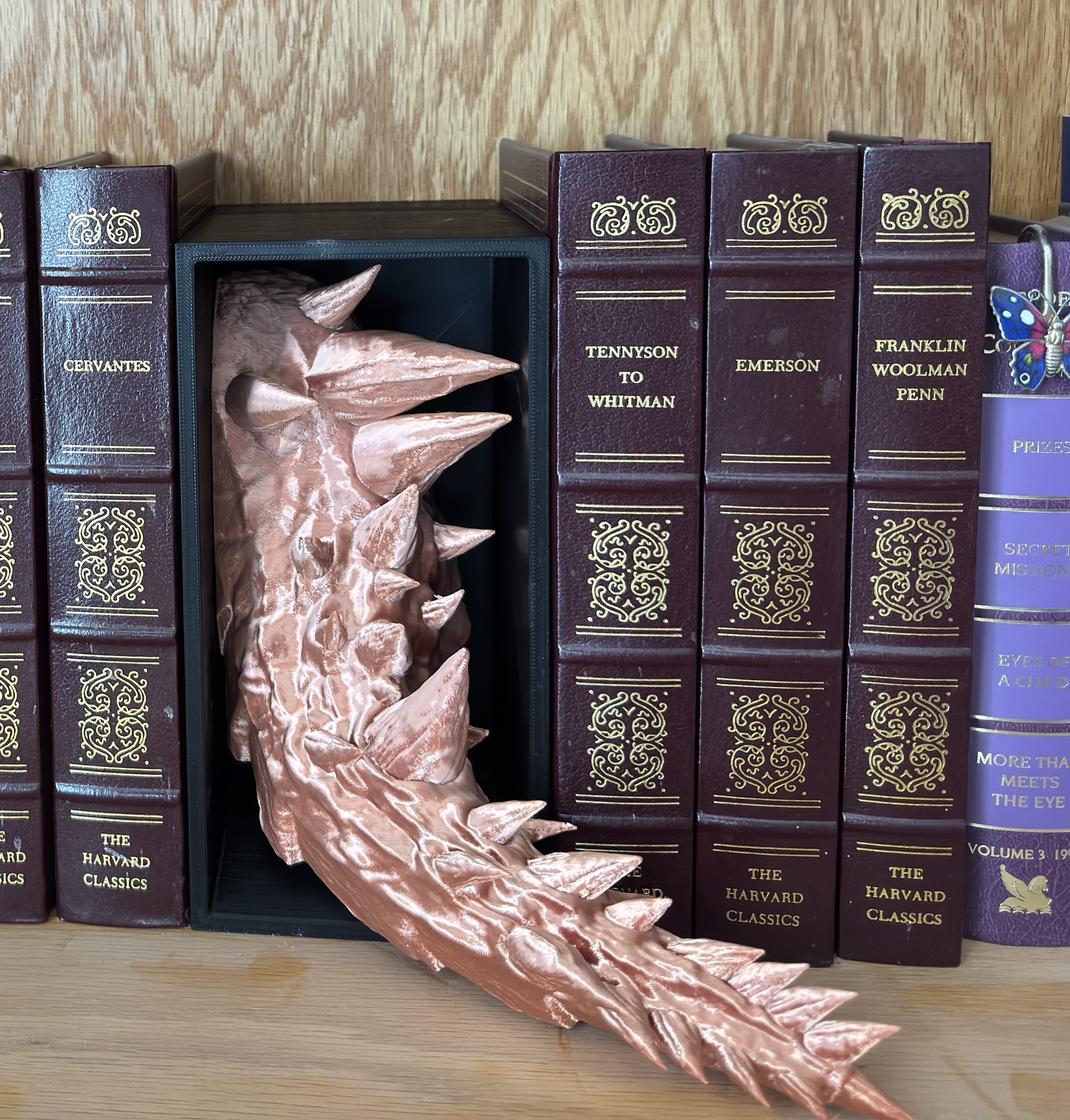 Dragon Tail Book Nook - Painted - Image 4