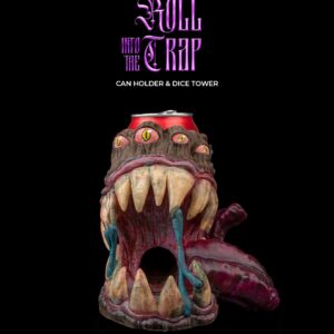 Roll into the Trap Can Holder & Dice Tower