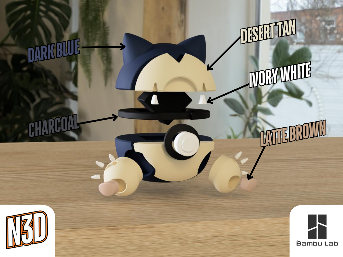 N3D Pokéball - 0143 Snorlax - Image 2