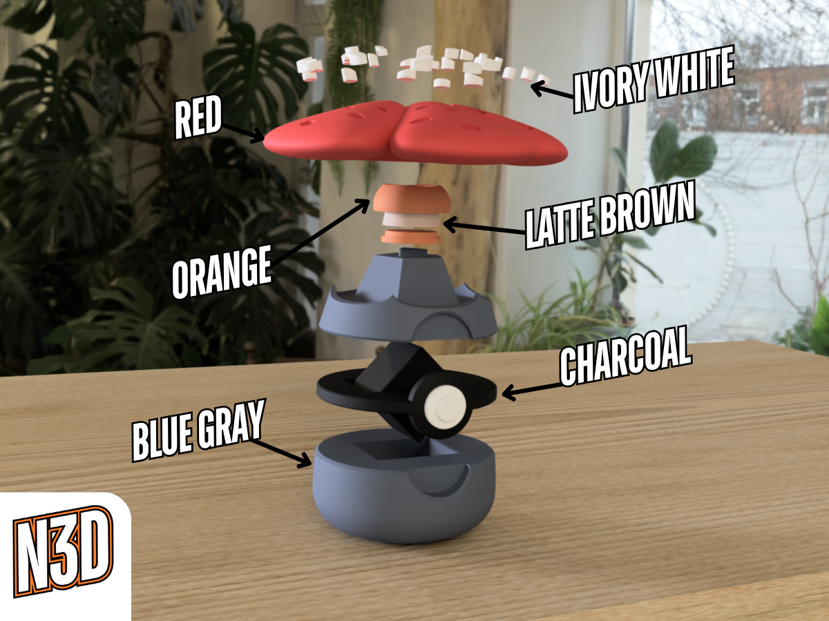 N3D Pokéball - 0045 VilePlume - Image 2