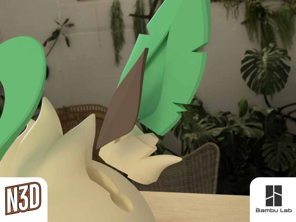 N3D Pokéball - 0470 Leafeon - Image 3