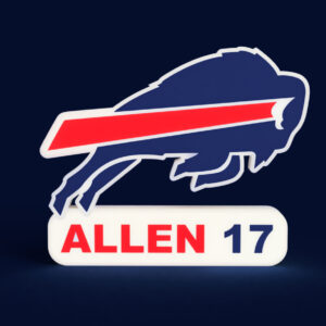 Buffalo Bills Sign - LED Strip Compatible