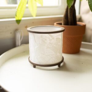 Circular Lithophane Lamp