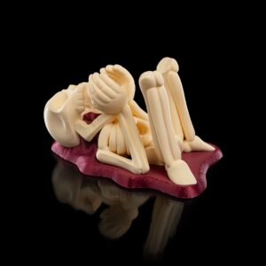 Suporte de Vinho Esquelético