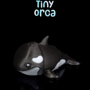 Tiny Orca Keychain