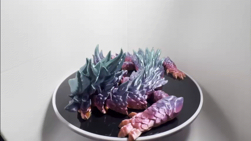 One-of-a-Kind Rainbow Silk Dragon – Ready to Ship – Only 1 Available! - Image 2